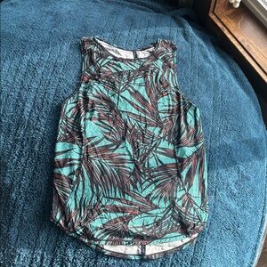 Lululemon Palm Lace Tofino Sculpt Tank